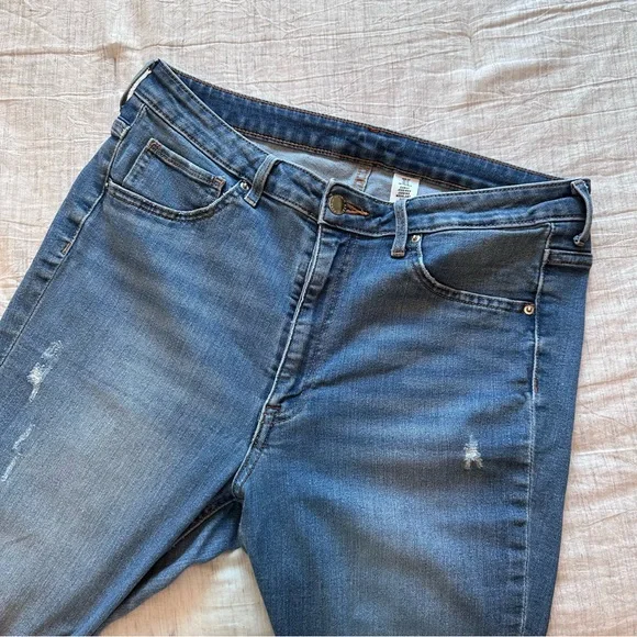 H&M Classic Blue Denim Jeans Jeggings - Picture 9 of 10